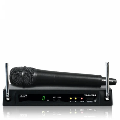 Trantec S4.04H UHF Handheld Wireless Radio Microphone System Multi Freq Mic S4.4