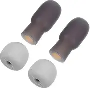 ULDIGI 4pcs Drumstick Mute Tips Noise Cancelling Silicone Drumstick Dampeners for Silent Practice Includes Protective Cover for Head Protection