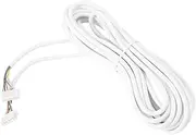 6 Core Flexible Copper Cable Video Door Phone System Wire Durable Stable Connection for Home Security White PVC Insulation 5m Length