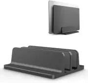 Universal Laptop Vertical Stand, Dual Desktop Stand Adjustable Notebook Stand...