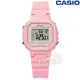 CASIO / LA-20WH-4A1 / 卡西歐輕巧復古LED計時防水鬧鈴橡膠手錶 粉色 29mm