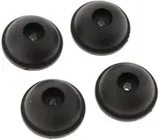 MagiDeal 2x2 Pairs Travel Luggage Stud Foot Replacement Bottom Stud Footstand Black, Black, 2 Pcs