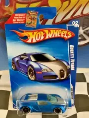 Hot Wheels 2010 HW Hot Auction 2/10 160 2005 Bugatti Veyron Blue PR5