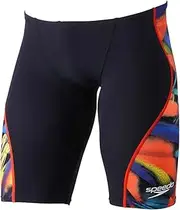 [Speedo] Speed SC62405F Pro Hybrid 2 Jammer Men's Competitive Swimsuit, Black/Red
