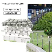 10 x Solar Lights Led Garden Lawn Outdoor Ground Garden Light Path Waterproof