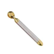 Supperstore Electric Roller Thin Face Massager Roller Gold Stick Facial Massager Facial Lifting and Tightening Instrument-Silver