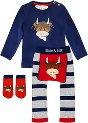 [Blade & Rose] | Hamish Highland Cow Outfit | Baby Outfit Set For Ages 0-3Y