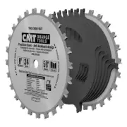 CMT Orange 8" Dado Blade Set, 24 teeth, FTG + ATB grind, 0.125" Kerf 230.524.08