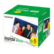 富士フイルム インスタントフィルム instax WIDE 10枚×5パック INSTAX WIDE KR5 1箱（50枚入
