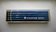 NEW 11 Vintage J.S. Staedtler Mars 2886 Lumograph Pencils in Plastic Case