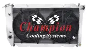 Rel Champion 3 Row Radiator 28",2 14" Fans - 1972 - 1979 Ford Thunderbird V8 Eng (for: Ford)