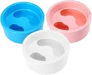 FOYTOKI Gel Polish Removal Nail Soaking Bowls 3 Pack Manicure Art Bowls Nail Exfoliating Containers