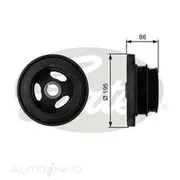 Gates Crankshaft Pulley - TVD1019