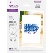 Gemini Layerable Sentiments Christmas - Expressions Dies - LET IT SNOW NEW
