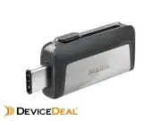SanDisk 256GB Ultra Dual USB 3.1 Flash Drive Type-A and Type-C - 150MB/s