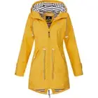 Women Waterproof Hiking Hooded Raincoat Ladies Outdoor Wind Rain Jacket Coat AU
