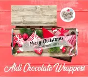 Christmas Season Aldi Chocolate Wrappers, Chocolate Favours Gifts