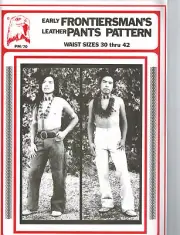 Early Frontiersman Leather Pants Pattern