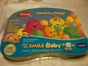 VTech Smile Baby Learning Game System Cartridge BARNEY Lets Go To A Party 31