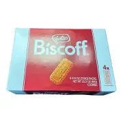 Lotus Biscoff Europe's Cookie 4 Family Packs (128 Cookies / 35.2oz Total)