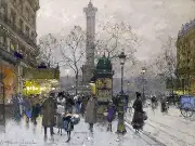 Paris. Bastille Accent Tile Mural Kitchen Bathroom Wall Backsplash 8x6