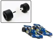 Scalextric W11486 Rear Wheels Tyres Axle For 1976 Tyrrell P34 F1 6 Wheeler NEW