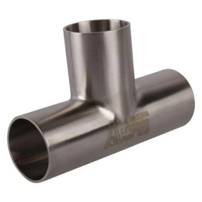 Long Tee | Weld 1.5 (1 1/2) inch - Sanitary SS304 (2 Pack)