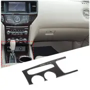 ABS Carbon Car Center Control Gear Panel Trim Cover For Nissan Pathfinder 13-18 (for: Nissan)