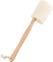 Ergonomic Loofah Stick Bath Brush Bathroom Cleaning Brush for Exfoliating Scrubbing Home Use Skin Cleaner Loofah Sponge