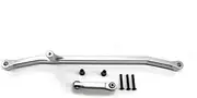 tieedhfu 2pcs Aluminum Alloy Steering Link Rod for LMT 1/8 Monster Trucks Durable RC Car Accessories Replacement Parts, Silver