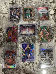 (18) Panini NBA Refractor Rc #’d Auto Lot Eason Murray Jordan Barnes LeBron
