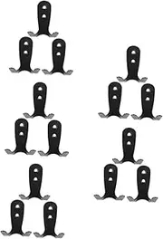 BESPORTBLE 5sets Stainless Steel Hook Coat Hanger Towel Hook Purse Hook Hooks for Pool Equipment Swimming Pool Wall Hanger Outdoor Hook Pool Accessories for Above Pools Cap Hanger Black 3pcs*5
