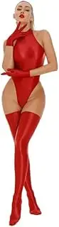 [GRRKDFQ] Women Lingerie See Through Tights Sleeveless Jumpsuits