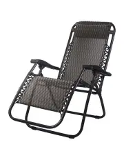 [Gardeon] Outdoor Folding Zero Gravity Chair in Grey