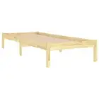 Wooden Bed Frame 3FT Single Mattress Base Bedstead Solid Pine Wood Furniture