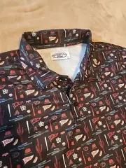 NEW 2024 Arizona Diamondbacks Fathers Day Polo Shirt L Sanderson Ford Cactus