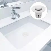 Pop-up Drain Plugs Bathroom Sink Strainer Push Type Basin Filter