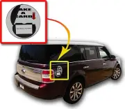 12 Pack Vehicle Business Card Holder for 3.5" x 2" Black Magnetic Card Caddie