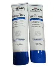 Cremo Men's Styling Beard Cream (Thickening) 4 Fl oz (NEW ) Lot Of 2
