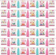 Amscan Peppa Pig Confetti Party Pennants and Tassel Garland Glittered