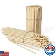 Natural Bamboo Skewers 10 Inch, Kids Friendly/True Semi Pointed, For Kabob Ke