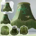 Green Lampshade Table Lamp Shade Retro European with Elegant σ☆ Sturdy U7V3
