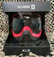 NEW HK Army KLR Paintball Mask - Blackout Red