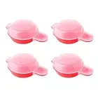 4 PCS Microwave Egg Cooker, Mini Egg Poacher Cooker, Quick and Simple Omelett...