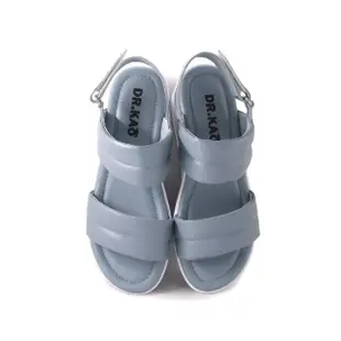 【DK 高博士】字寬帶彈性厚底氣墊涼鞋 65-3009-70 藍色