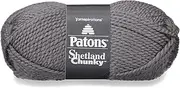 [Patons] Astra Solids Yarn - (3) Light Gauge 100% Acrylic, Oxford Grey, 3.5 oz