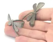 Dragonfly Adjustable Ring Antique Bronze Plated Brass (16mm 5US inner size) 3073