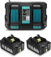 ​2 Pack Makita 18V BL1860B 8.0Ah Lithium Ion Battery Replacement For Cordless Tools​ EU