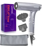 Ionic Hair Dryer Magnetic Diffuser High Speed Styling Blow Dryer Foldable Travel
