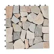 4 Pack Slate Look Decking Tiles